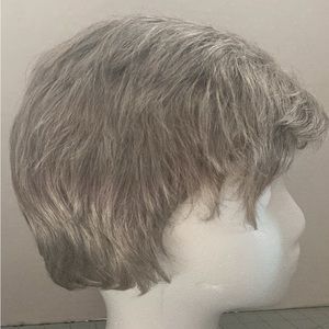 Product of The Wig Company; A short Grey or Silver Wig